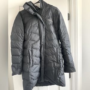 Marmot Hip Length Down Parka, Black, Women’s Large